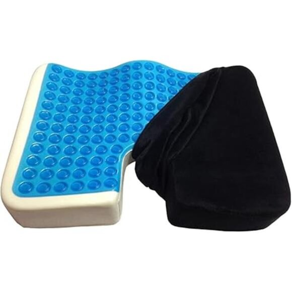 gel memory foam seat cushion orthopedic coccyx pillow tailbone pain relief chair - Picture 7 of 7